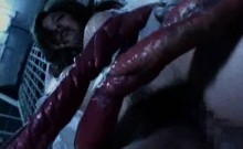 Horror Porn Tentacles Cum On Girl!