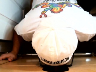 Latino Married Guy Back At The Gloryhole