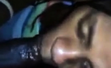 Thick Nut Covered Her Face