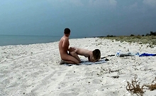 Real public beach fun