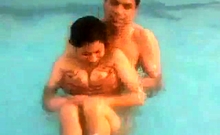 Indian college girl nude in pool