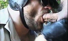 Cock Slurping Gay Cop