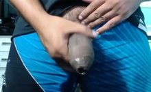 SOFT LATINO UNCUT BIG WET DICK STROKING