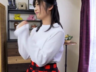 Pretty Japanese teen solo masturbation Uncensored