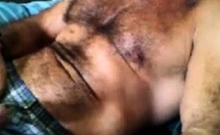 Moustache dady jerking off (no cum)