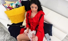 Angel Gostosa caught Oliver masturbating