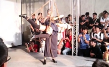 Chinese shibari show