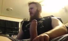 Big Dick Ginger Shoots Out A Massive Load