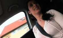 Hitch Hiker Teen Flashes Tits And Railed