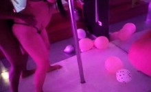 Big-Ass Latina Stripper Takes it in the Ass in VIP