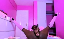 Hot Black Maid Does Some Webcam Black And Ebony