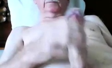 Grandpa Strokes His Meat