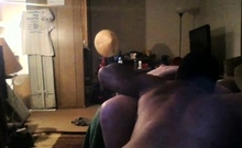 BBW Amateur Takes a Facial
