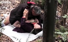 Young amateur pussyfucked by old guy