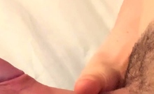 Cummy amateur pussy close up