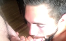 Straight amateur hunk seduced by gay