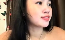 Amateur asian teen licks ass and sucks cock