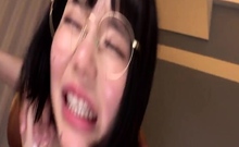 Horny Asian sluts share huge knockers in hardcore 3P XXX