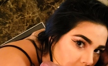 Hardcore Fucking Scenes with Blowjob Giving Brunettes
