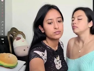 Amateur brunette lesbian porn stars on webcam