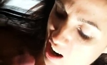Hot amateur teen blowjob and facial HD video