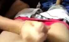 Malaysian Girl Aisyah Sucks and Jerks Off
