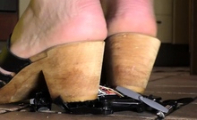Mix of Foot Fetish clips from Amateur Trampling