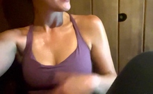 Brunette Solo Webcam Masturbation