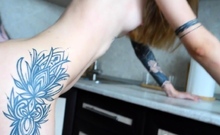 Filthy Step Sis Begs for a Swift Kitchen Cock Pounding
