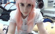 Curly Blonde Teen Records Solo Dildo Masturbation More at