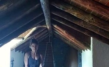 Amateur blondie solo anal masturbation