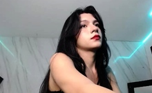 Brunette Solo Webcam Masturbation