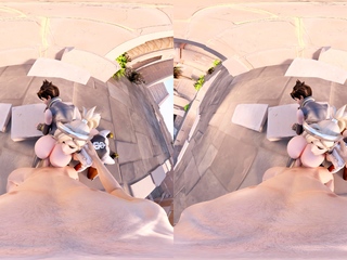 Amateur girlfriend outdoor threesome with cum