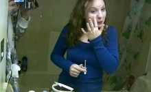 Hot teen stripping