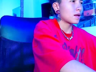 Hot gay twink dick masturbation video