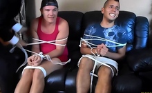Horny Thief Snags Two Cute Twinks