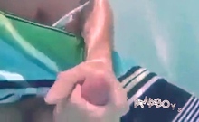Underwater Jerk-Off Session Outdoors - Amateur Style