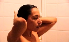 Amateur teen party babes nailed together and they love it