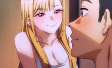 Marin Kitagawa Surrenders Slow In Gojou's Strong Arms